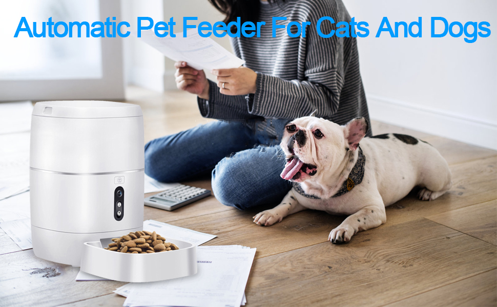 Automatic pet feeder for cars and feeders