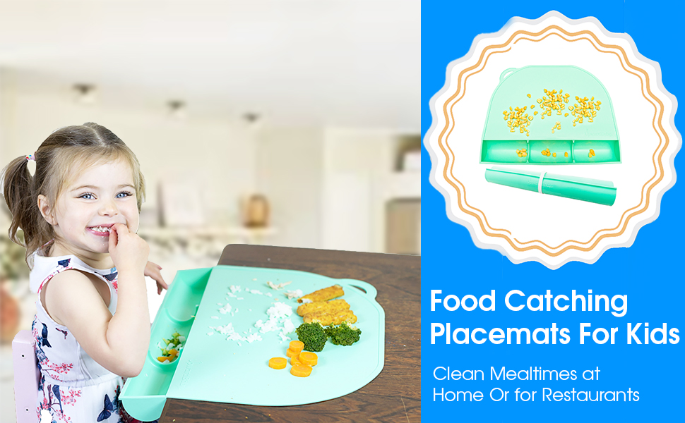 Food catching placemat