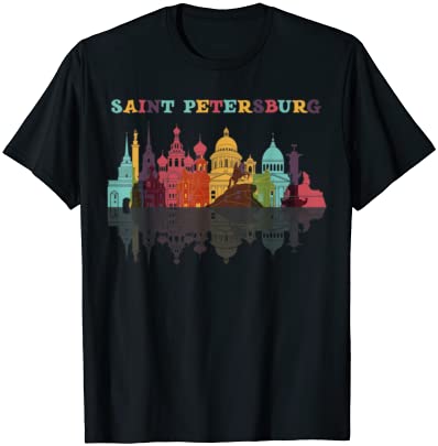 Saint Petersburg Russia Vacation Shirt Travel Family TShirt T-Shirt