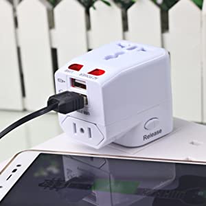 travel adapter with usb 