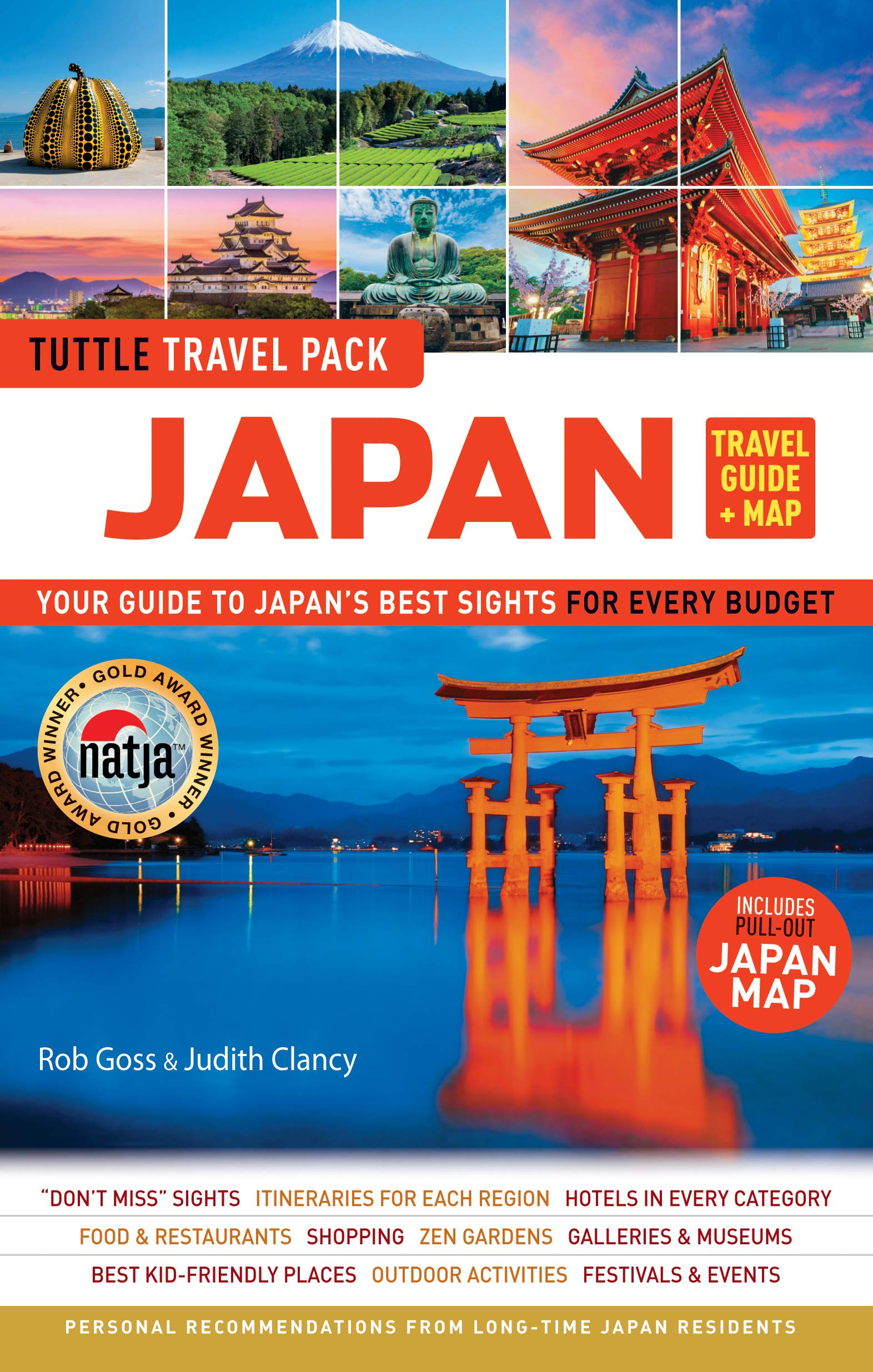 Japan Travel Guide & Map Tuttle Travel Pack: Your Guide to Japan's Best Sights for Every Budget (Includes Pull-out Japan Map) (Tuttle Travel Guide & Map)