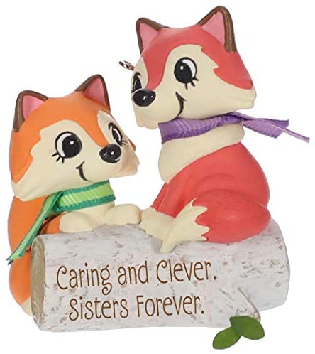 Hallmark Keepsake Christmas Ornament 2019 Year Dated Clever Sisters Foxes