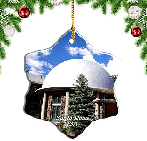 Weekino USA America Santa Rosa Lowell Observatory Christmas Ornament Travel Souvenir Tree Hanging Pendant