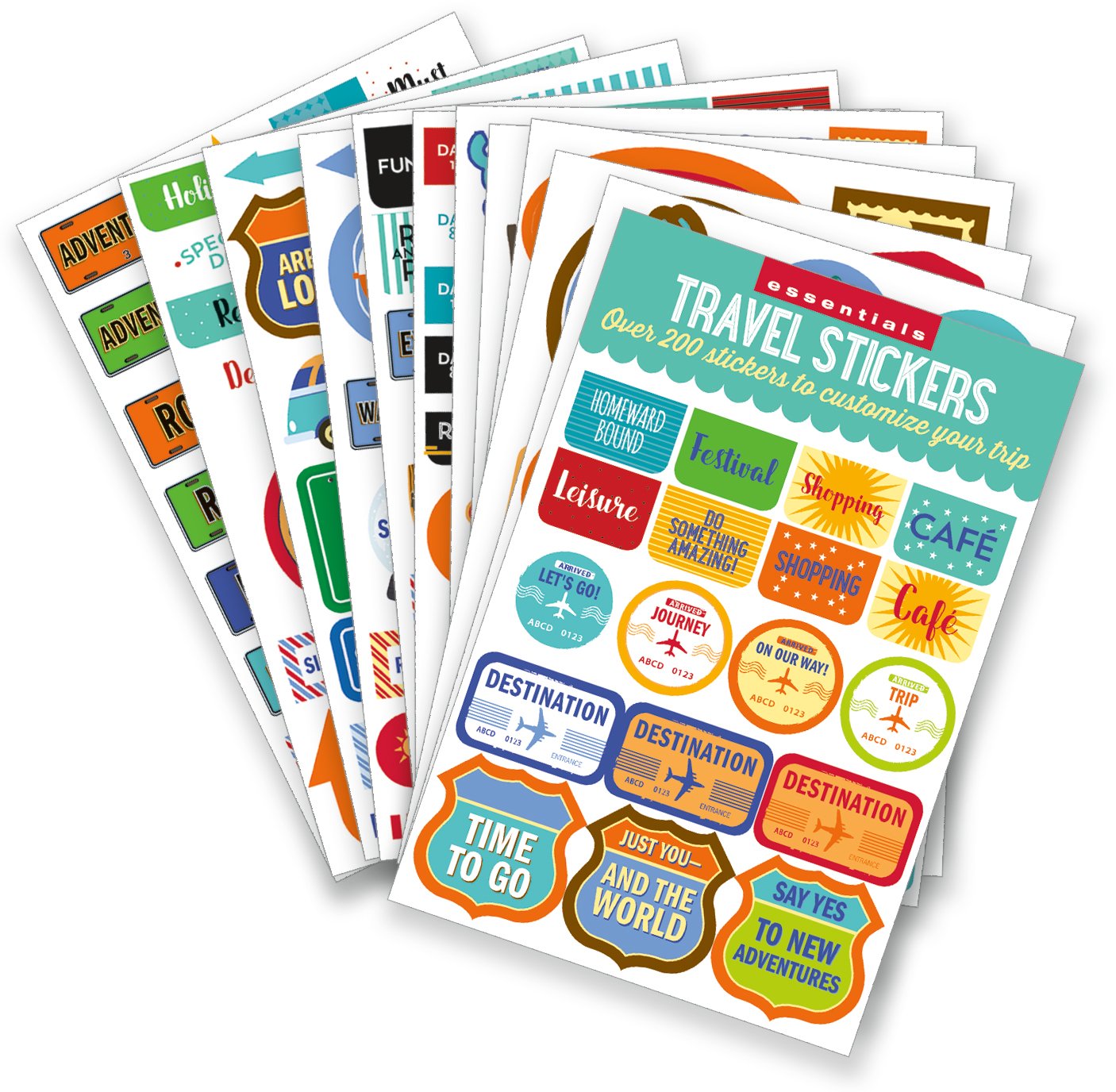 travel sticker kit planner