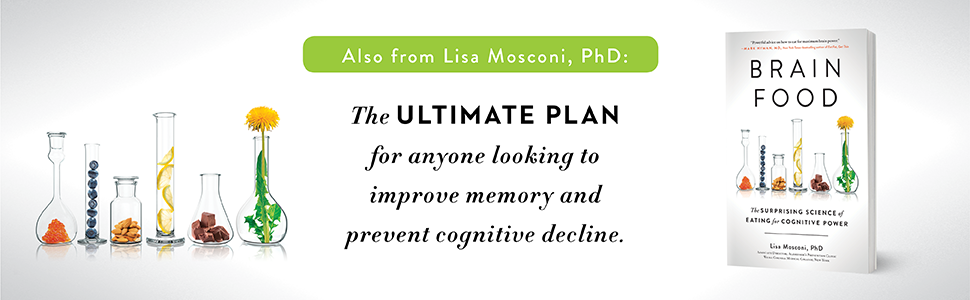 Brain Food, Lisa Mosconi, memory, cognitive function, health books
