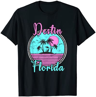 Destin Florida Fl Beach Travel Souvenir Gift. T-Shirt