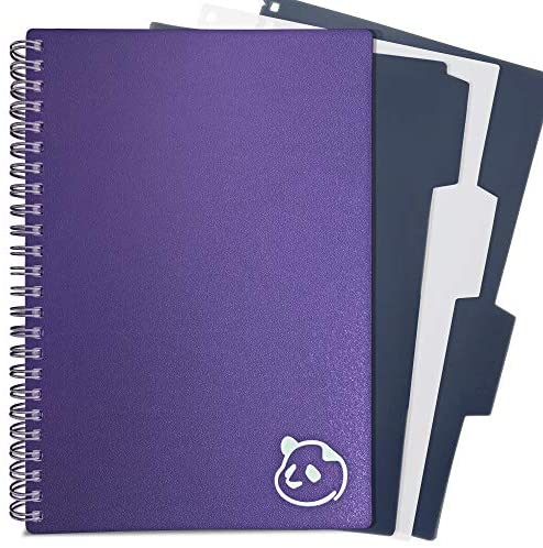 Purple Weekly Planner 2.0 - 2021 Planner Weekly and Monthly Sections - Flexible Cover - Undated 12 Month Calendar Productivity Agenda Planner by Panda Planner - 5.75” x 8.25”