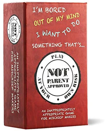 Not Parent Approved: A Fun Card Game for Kids, Tweens, Teens, Families and Mischief Makers - The Original, Hilarious Family Party Game